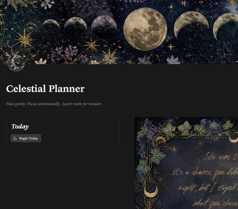 Celestial Planner [Notion]
